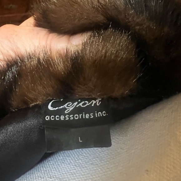 Cejon faux fur jacket large NWOT. Brown and black fully lined. Gorgeous colors - Picture 4 of 13